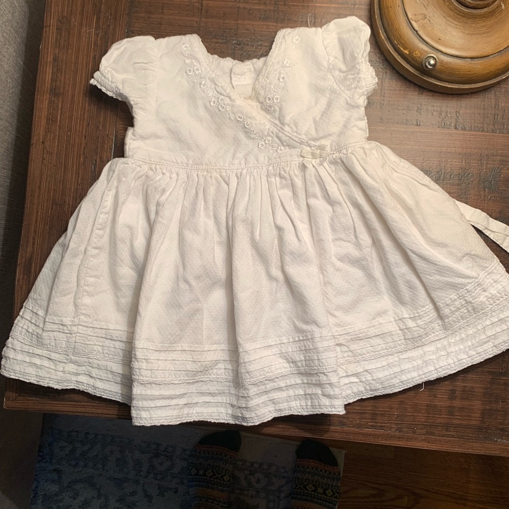 COPY - White Carters Dress size Newborn :)